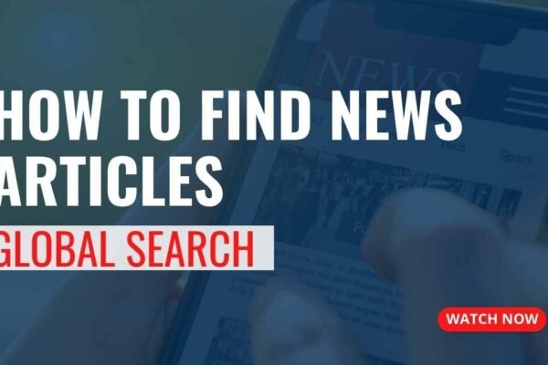 How to Find Archived News Articles: Comprehensive Guide