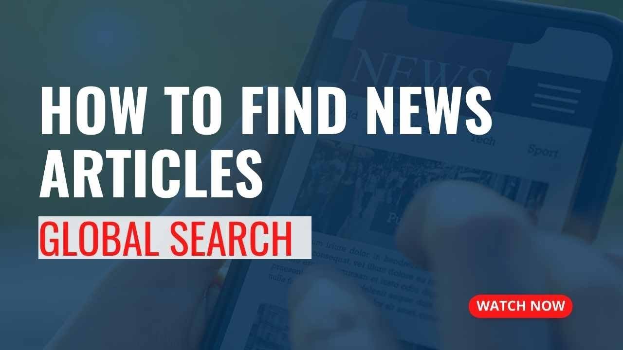 How to Find Archived News Articles: Comprehensive Guide